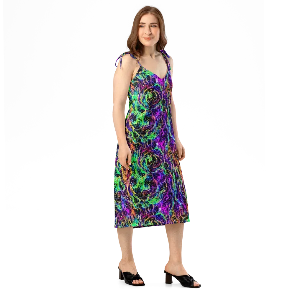 Nightwave Riot on Slip Dress — Right Front