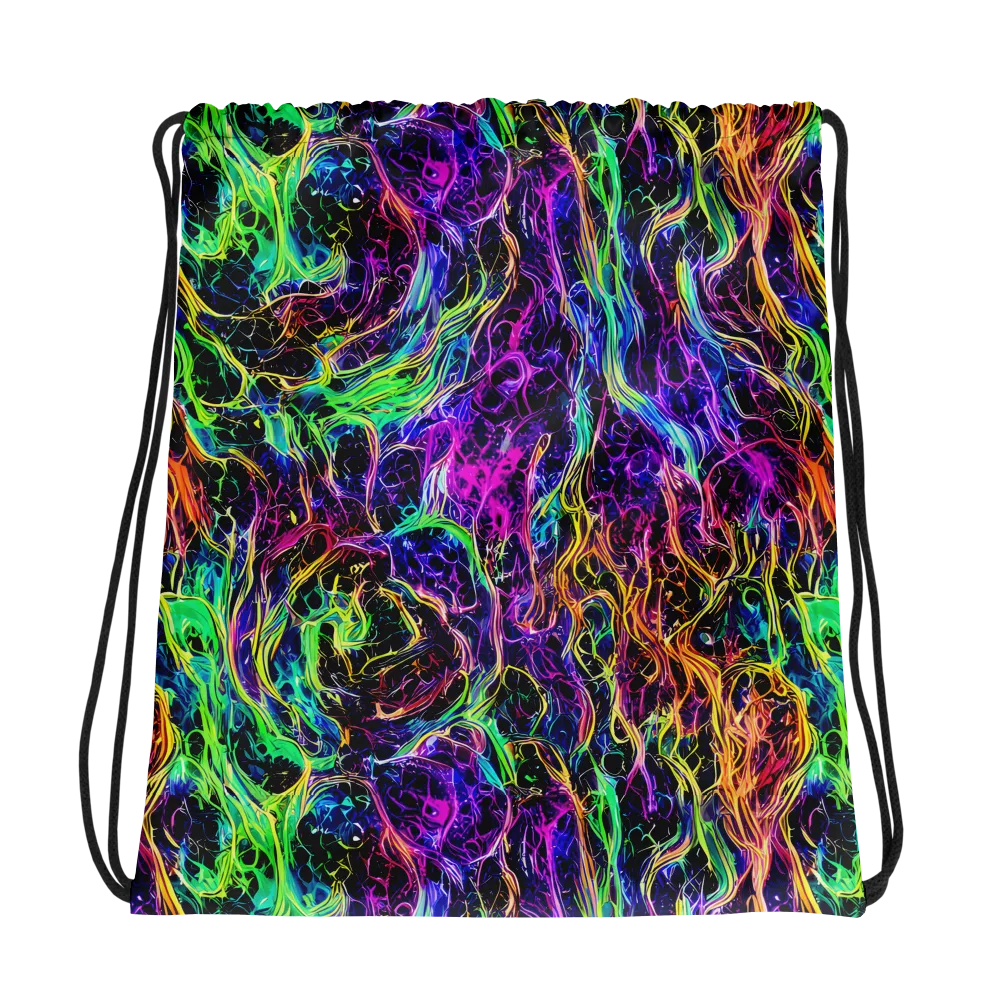 Nightwave Riot on Drawstring Bag — Photo