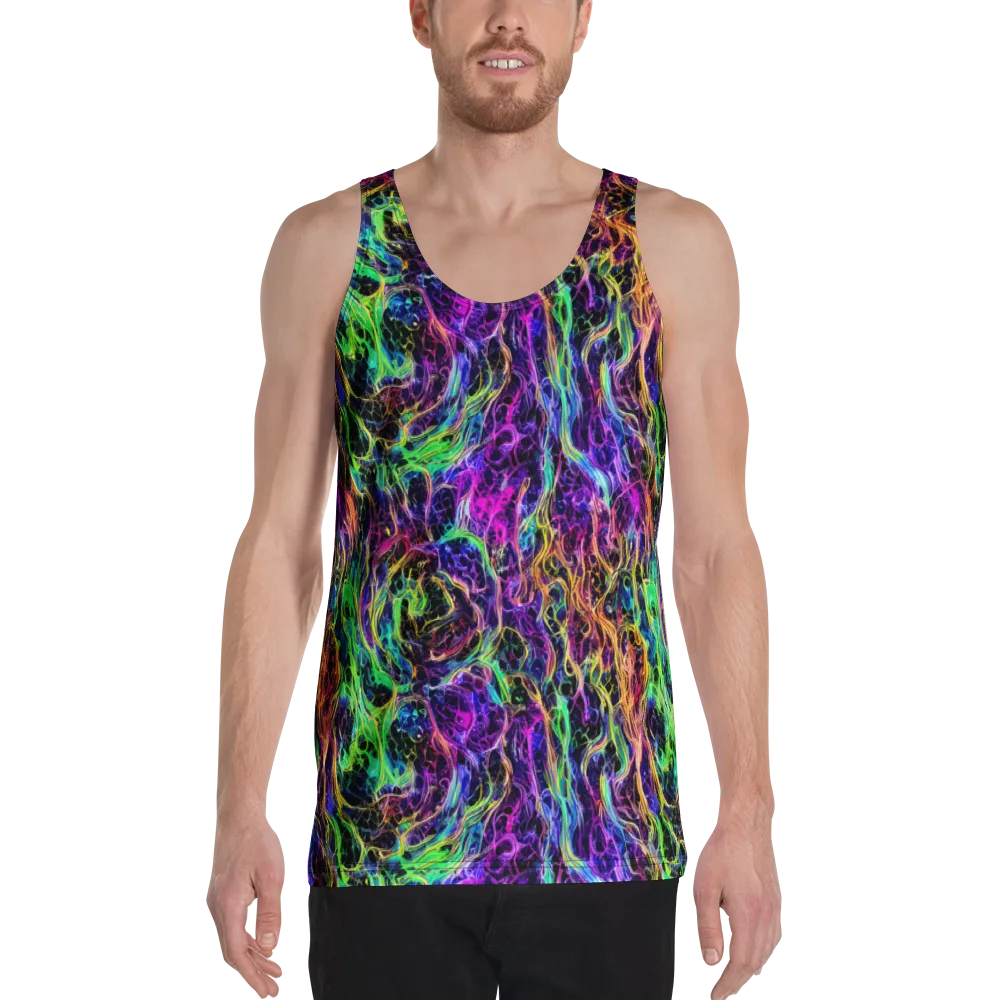 Nightwave Riot on Men's Tank Top — Front