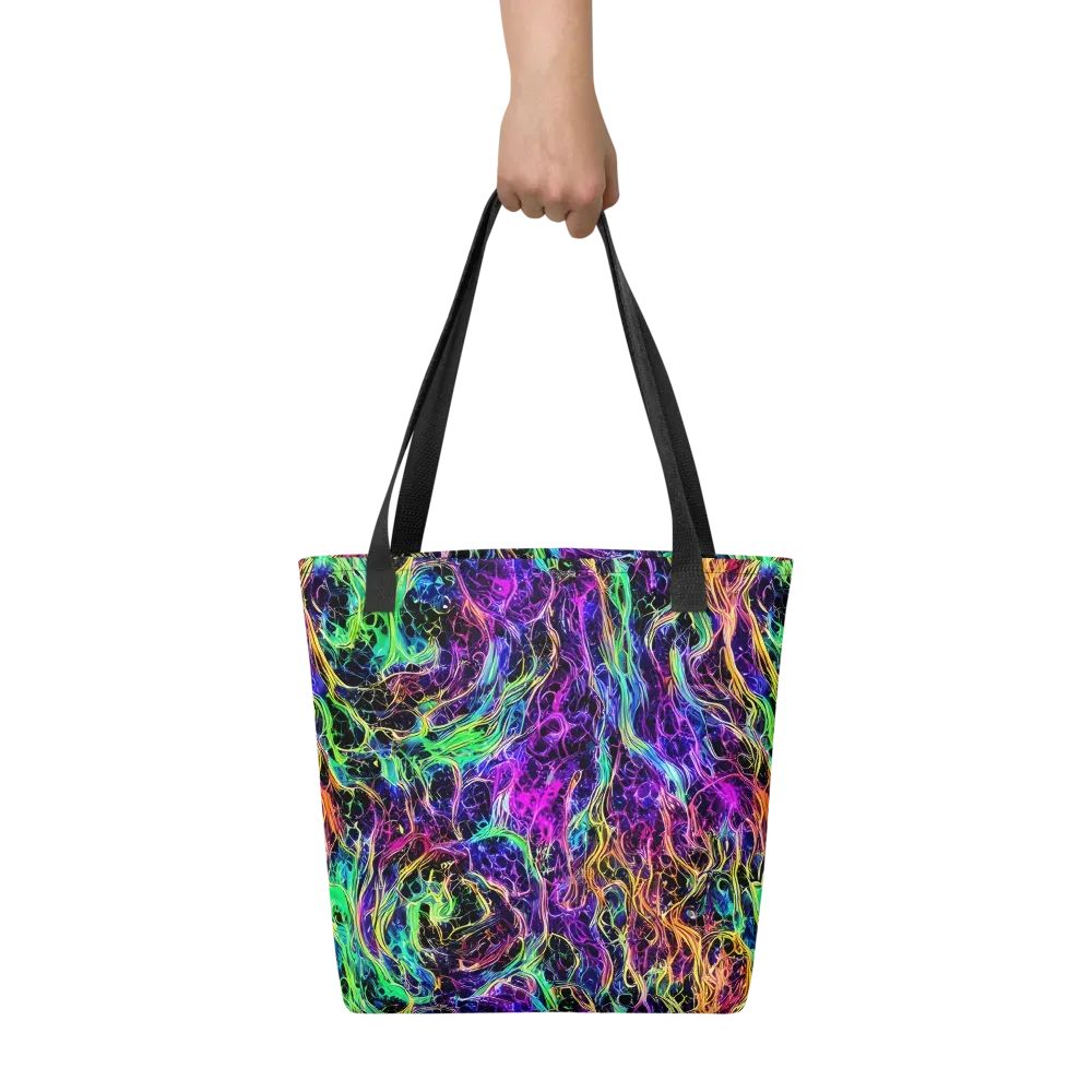Nightwave Riot on Tote Bag — Front