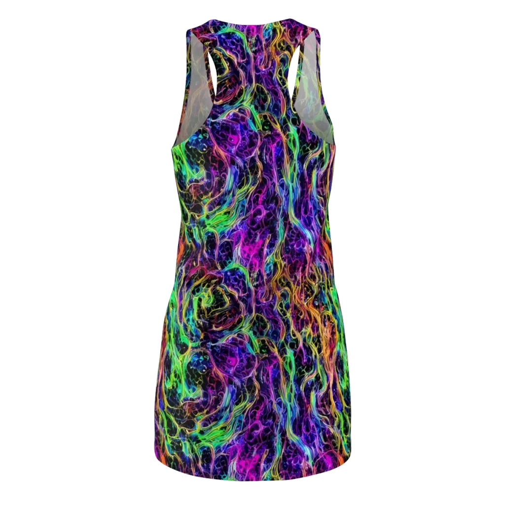 Nightwave Riot on Racerback Dress — Back