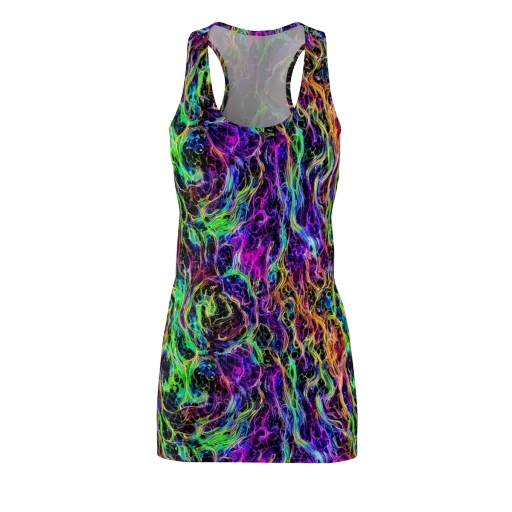 Nightwave Riot on a Racerback Dress