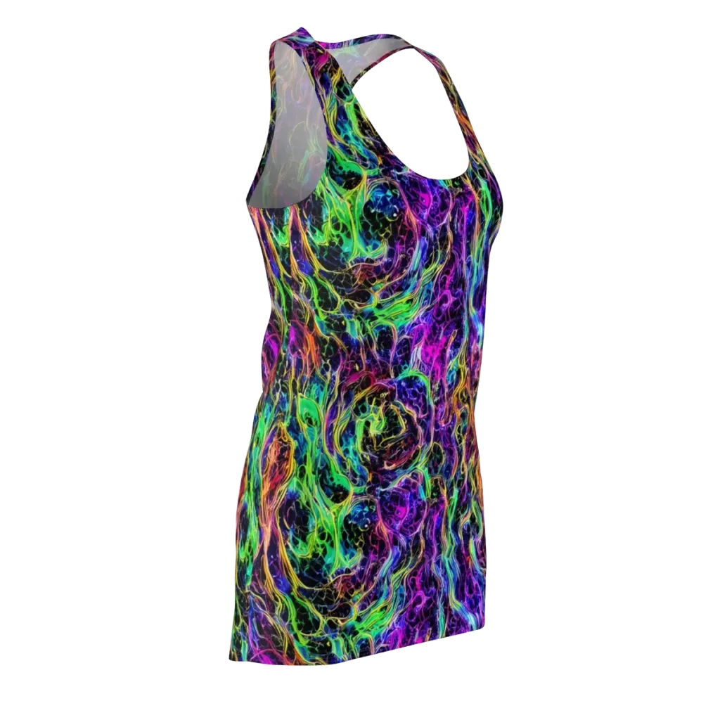 Nightwave Riot on Racerback Dress — Front Side
