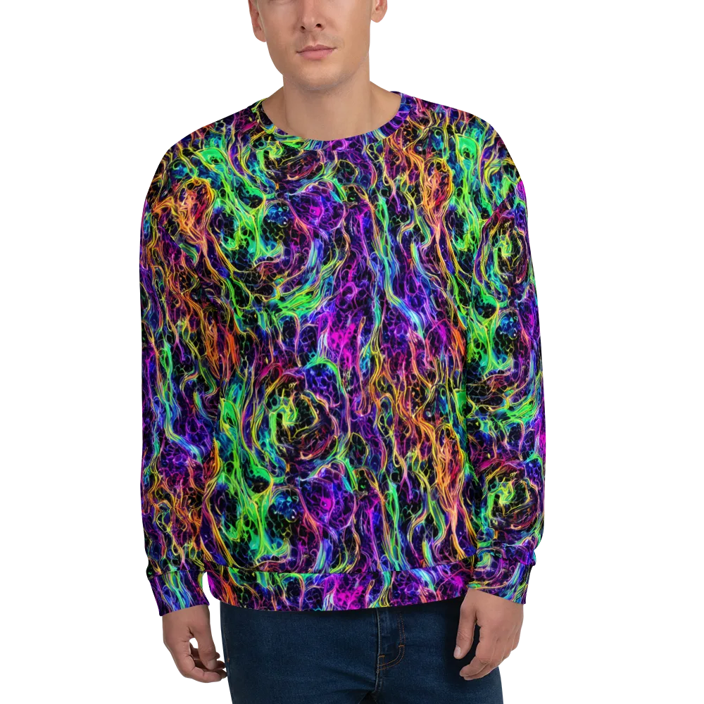 Nightwave Riot on Sweatshirt — Front