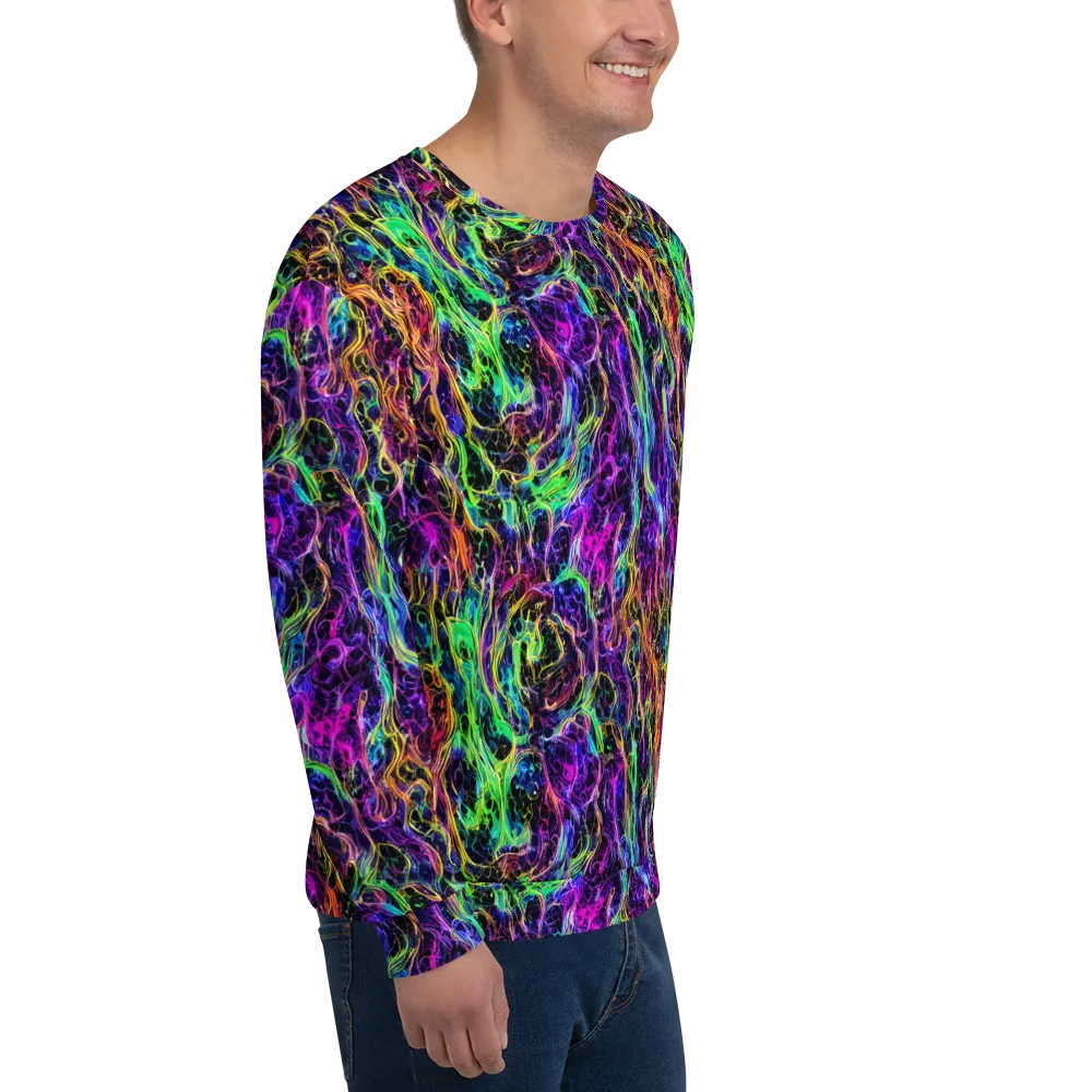 Nightwave Riot on Sweatshirt — Right Front