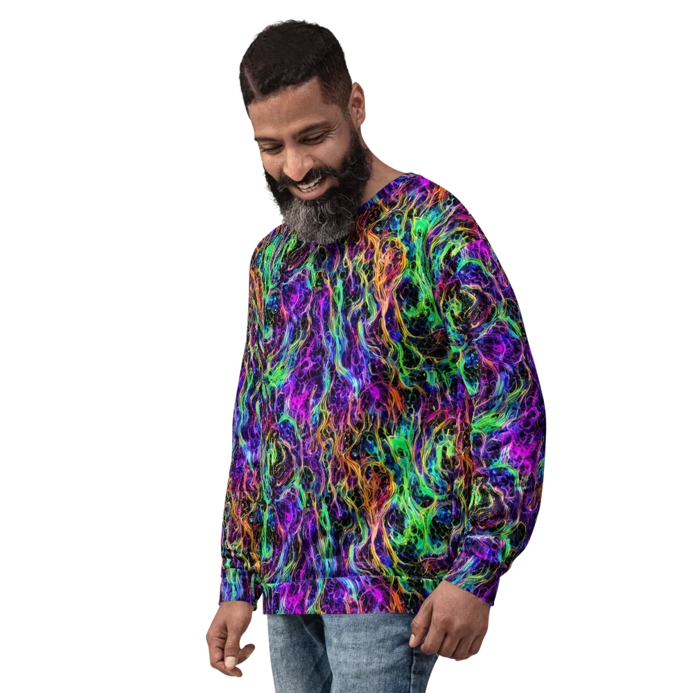 Nightwave Riot on Sweatshirt — Left Front