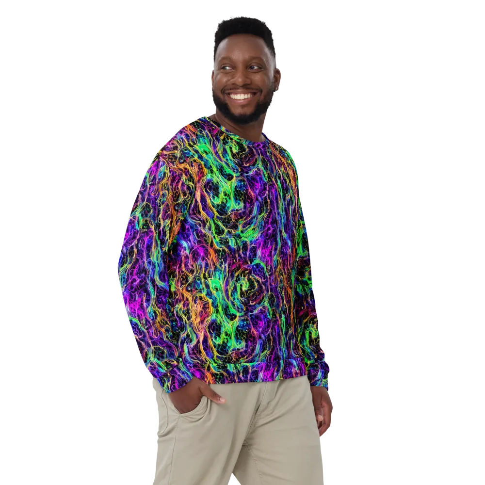 Nightwave Riot on Sweatshirt — Front