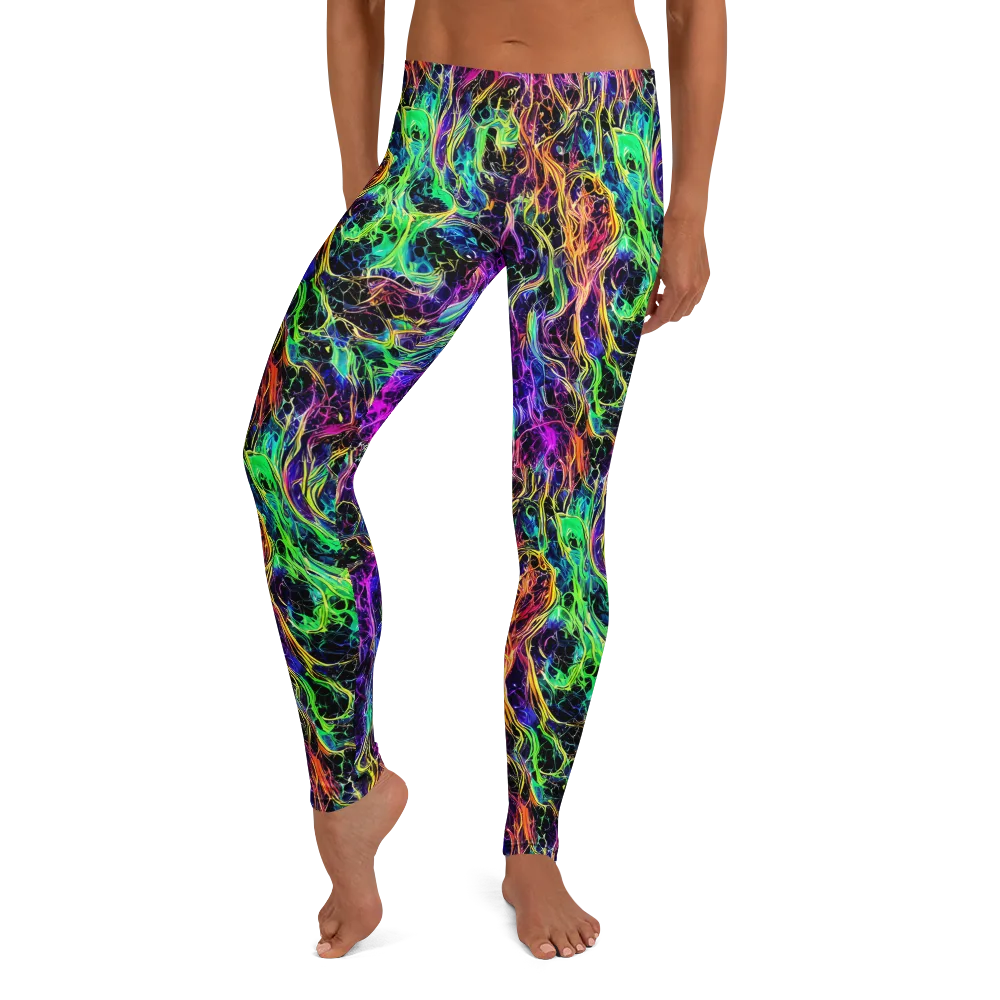 Nightwave Riot on Leggings — Front