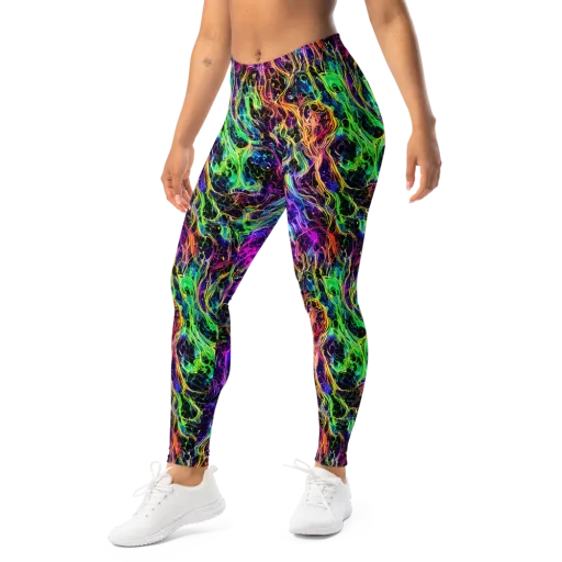 Nightwave Riot on a Leggings