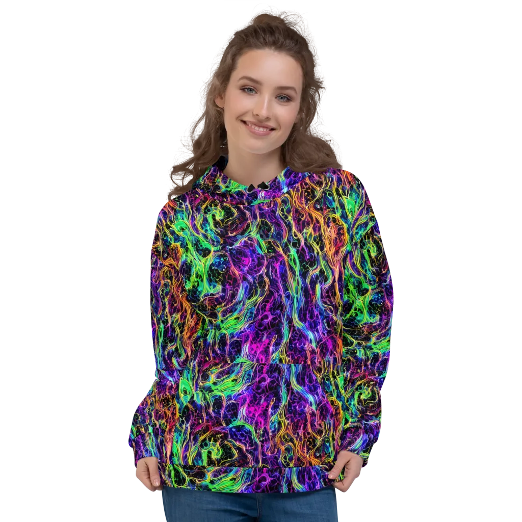 Nightwave Riot on Hoodie — Front