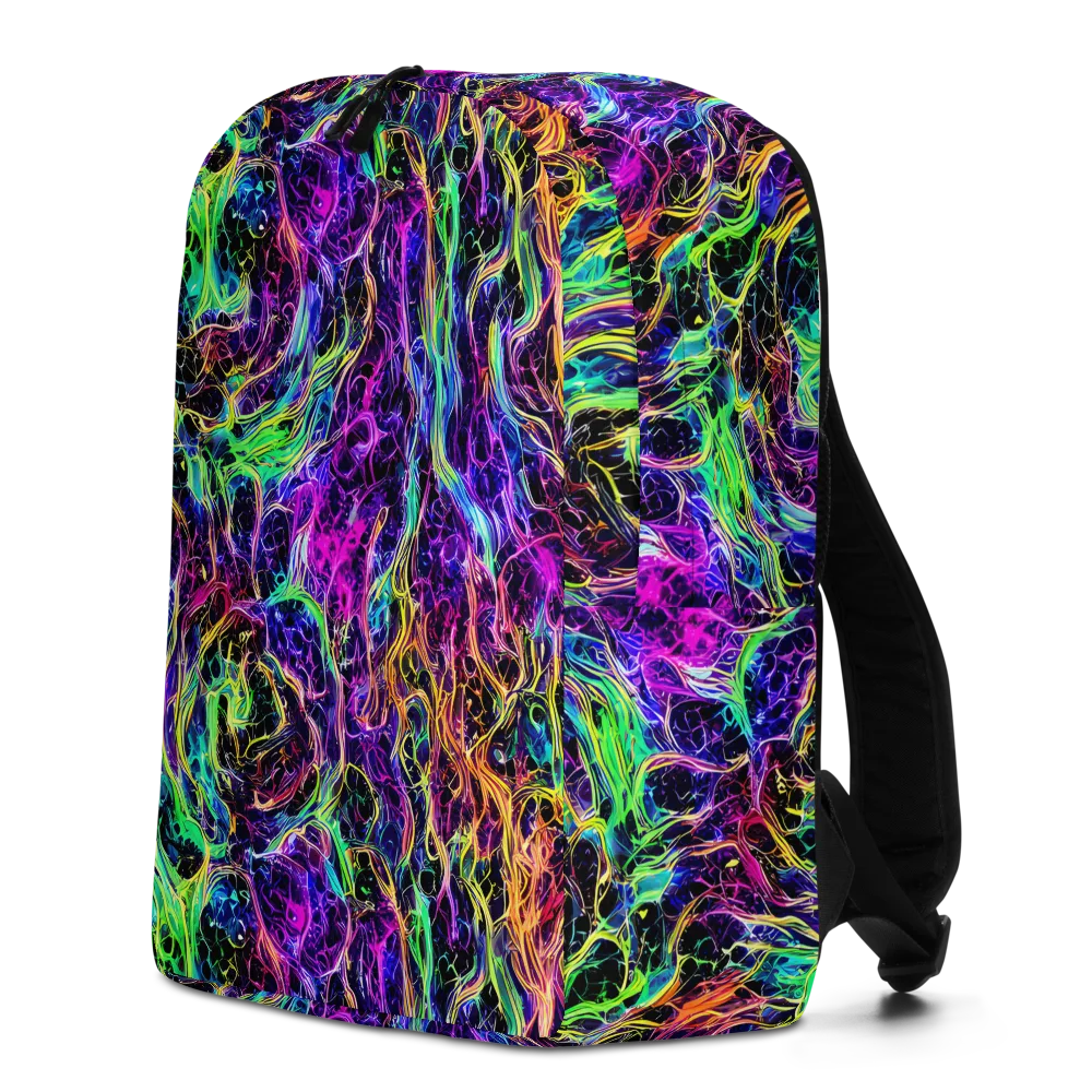 Nightwave Riot on Minimalist Backpack — Left