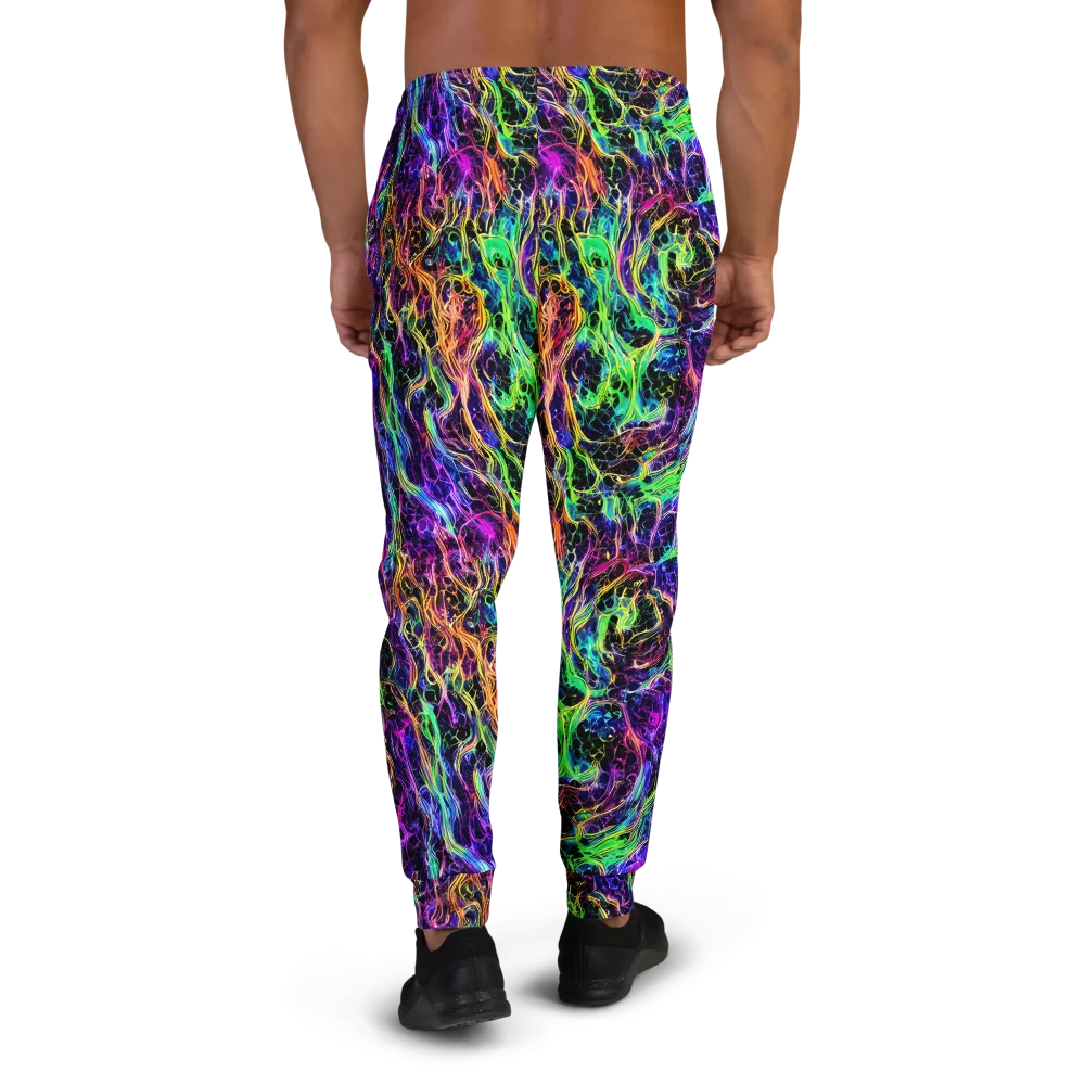 Nightwave Riot on Men's Joggers — Back