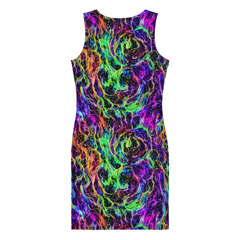 Nightwave Riot on Bodycon Dress — Back