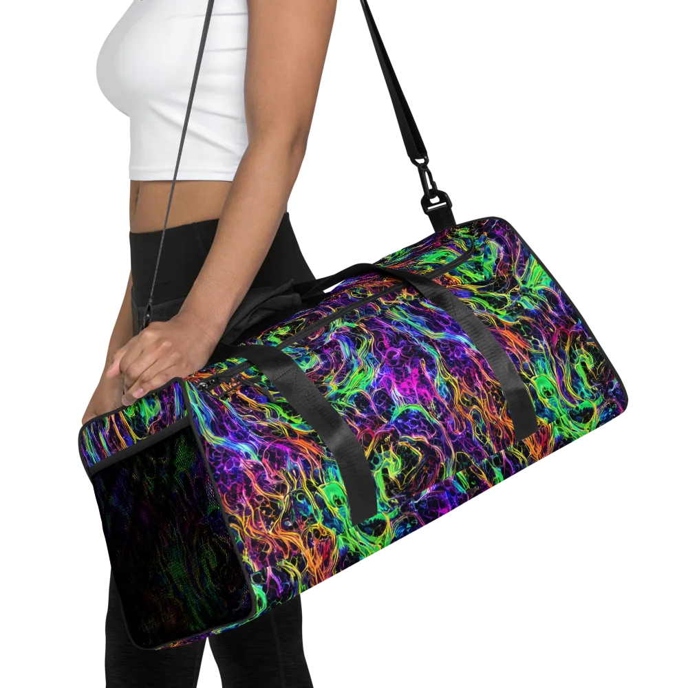 Nightwave Riot on Duffle Bag — Front