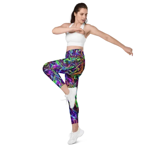 Nightwave Riot on a Leggings with Pockets