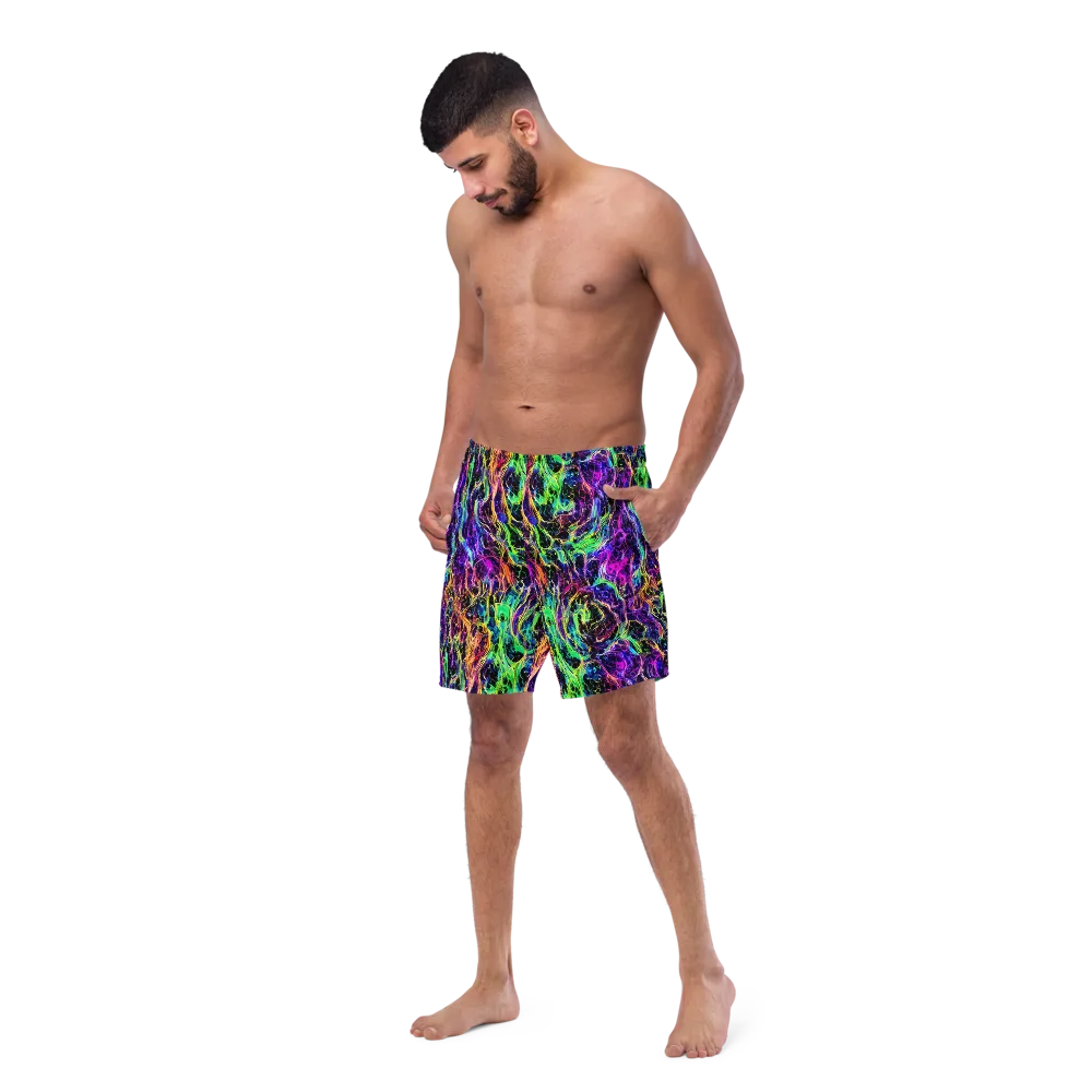 Nightwave Riot on Swim Trunks — Left Front