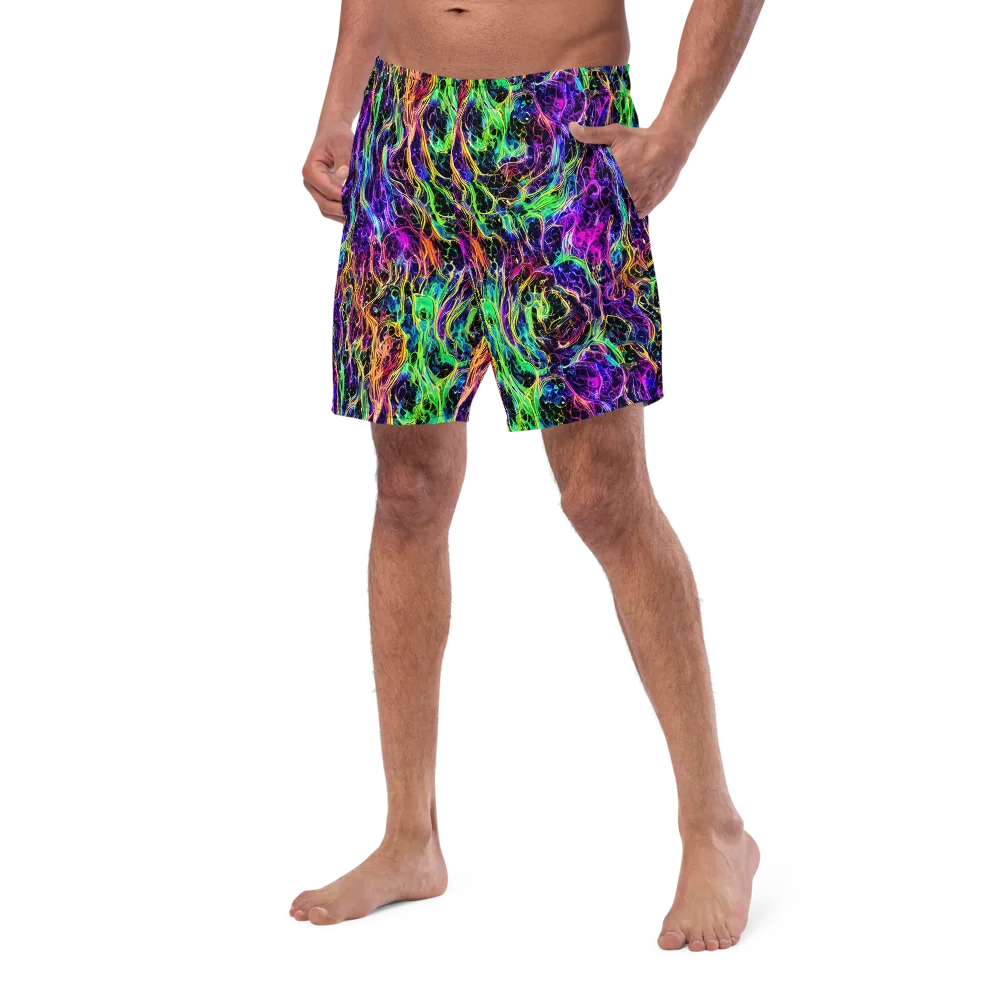 Nightwave Riot on Swim Trunks — Left Front