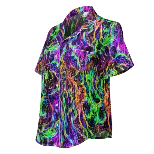 Nightwave Riot on a Women's Short Sleeve Pajama Top