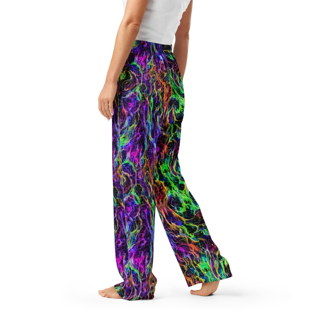 Nightwave Riot on Women's Pajama Pants — Left