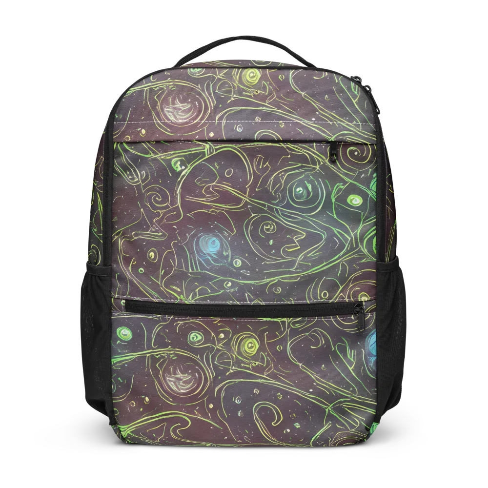 Starfield Scrolls on Utility Backpack — Front