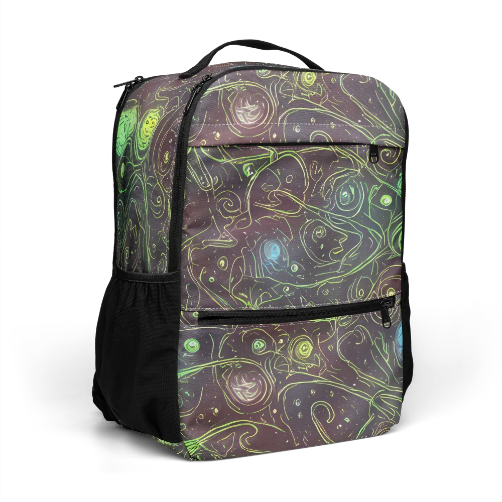 Starfield Scrolls on Utility Backpack — Right Front