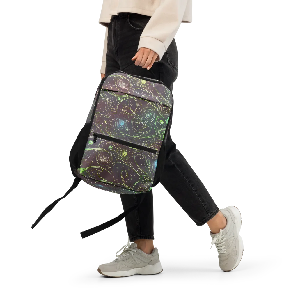 Starfield Scrolls on Utility Backpack — Front