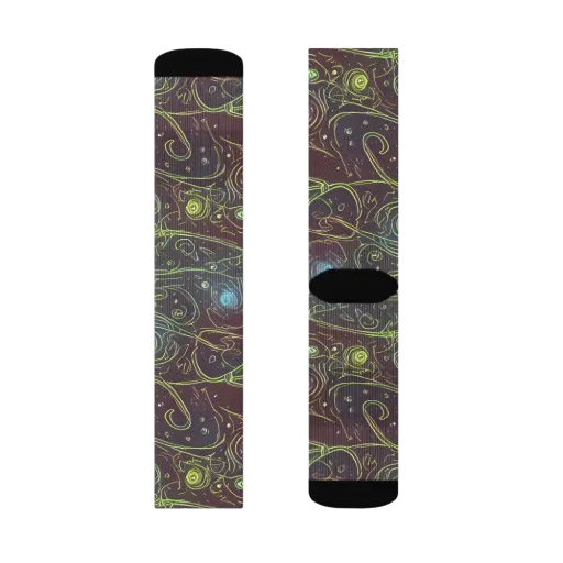 Starfield Scrolls on a Socks