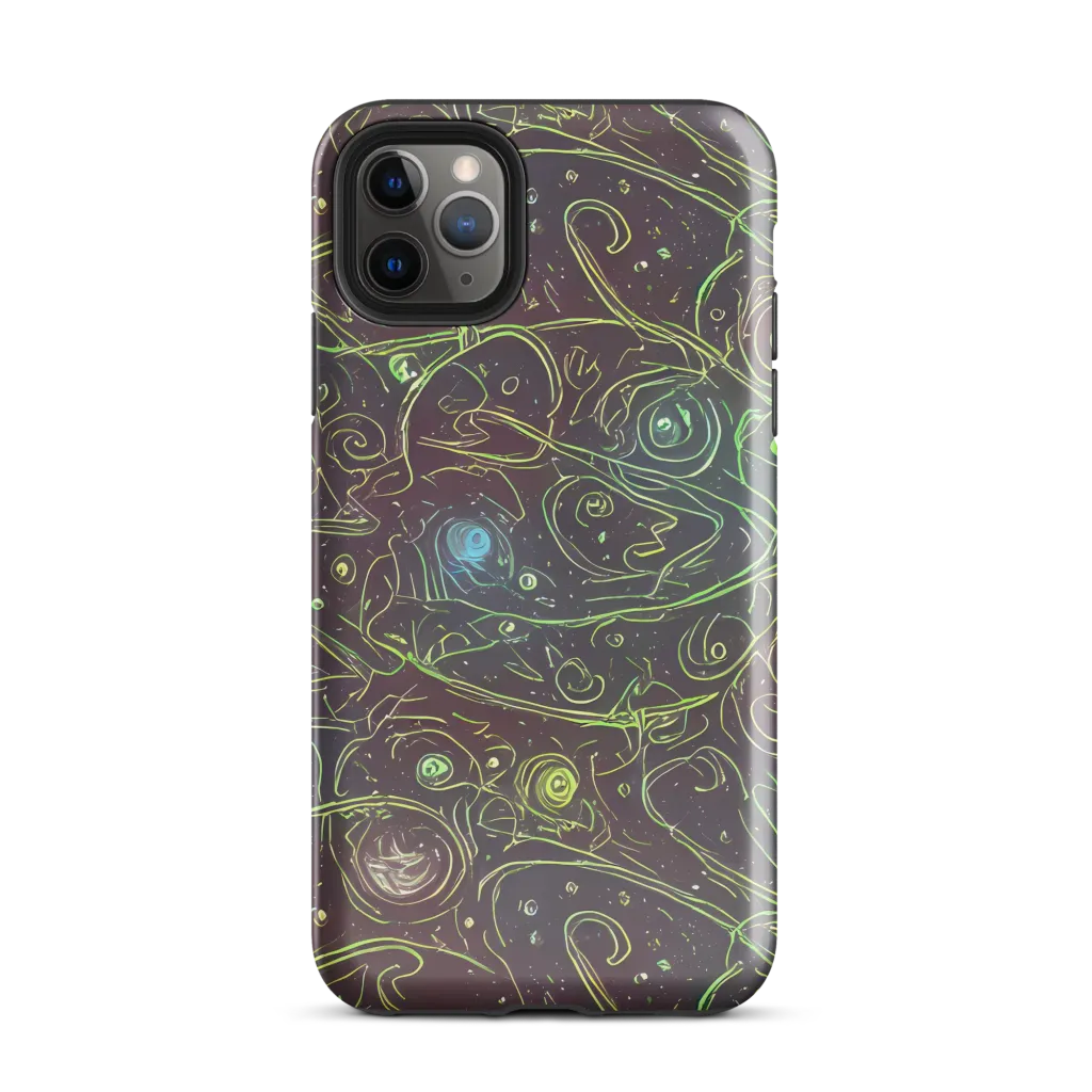 Starfield Scrolls on Tough Case for iPhone® — Front