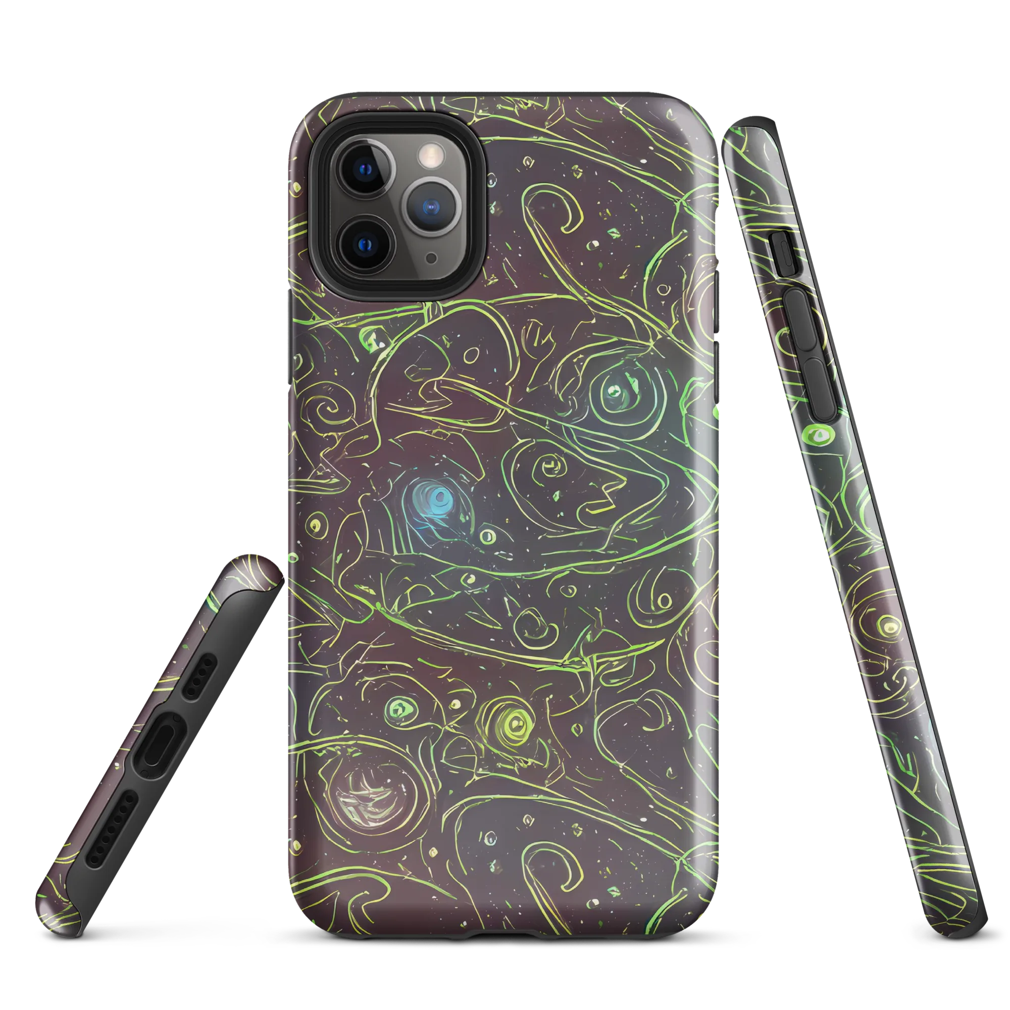 Starfield Scrolls on Tough Case for iPhone® — Front