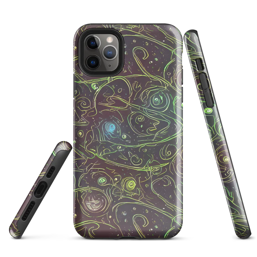 Starfield Scrolls on Tough Case for iPhone® — Front