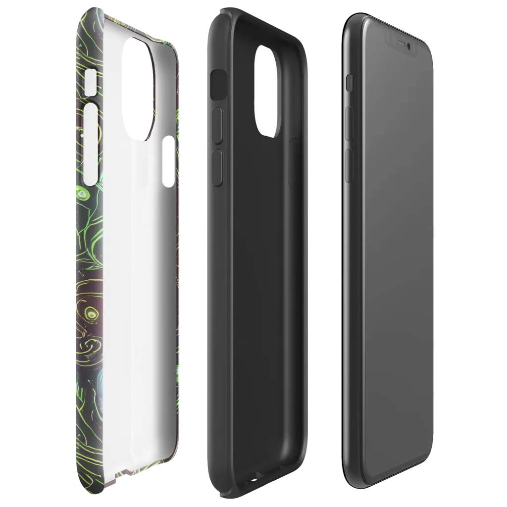 Starfield Scrolls on Tough Case for iPhone® — Right
