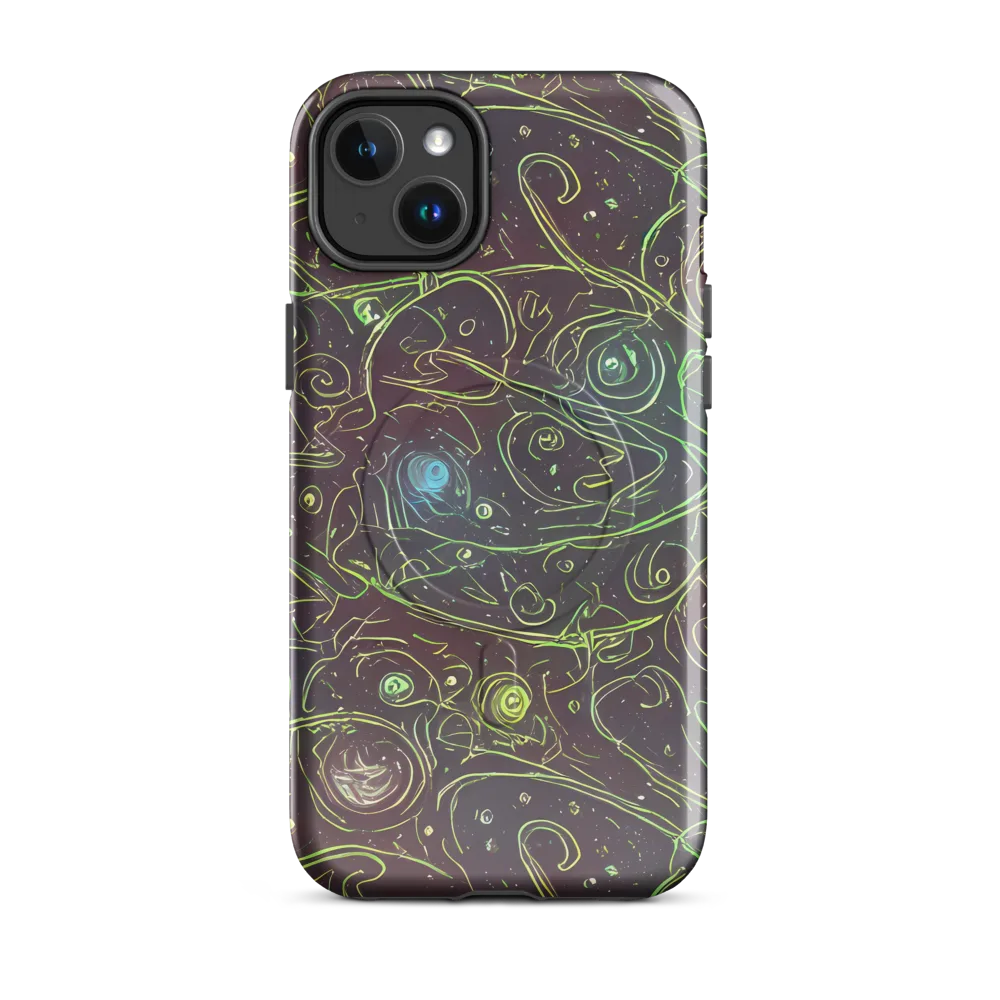 Starfield Scrolls on MagSafe Tough Case for iPhone® — Front