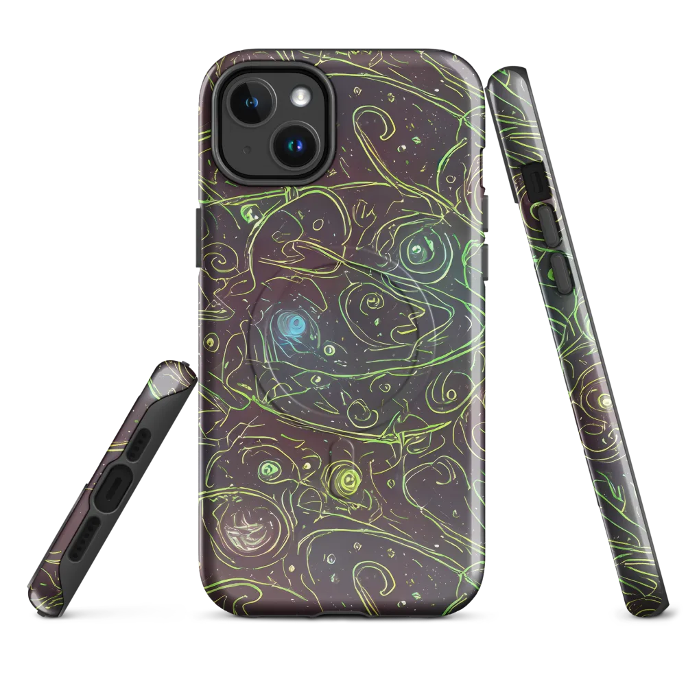 Starfield Scrolls on MagSafe Tough Case for iPhone® — Front