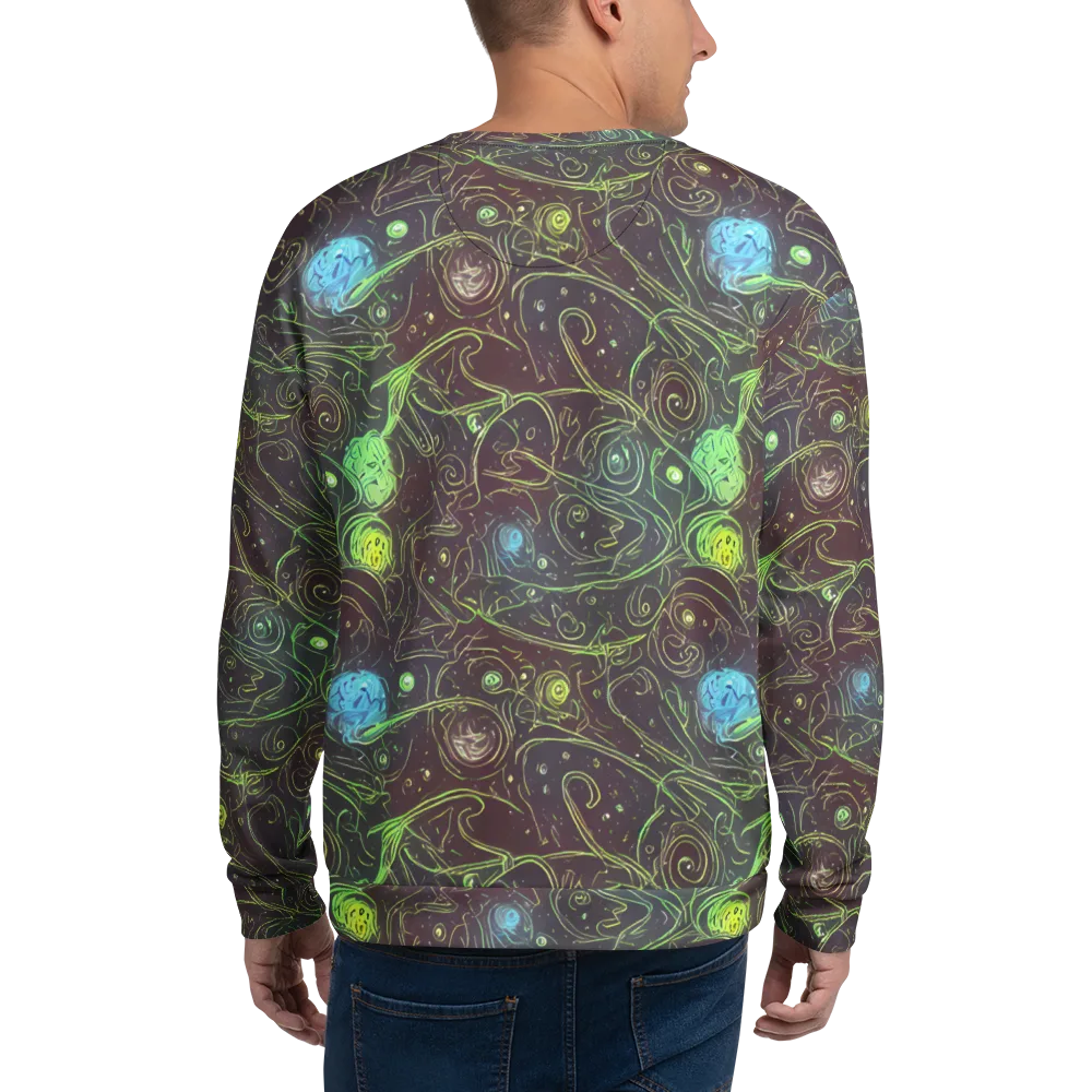 Starfield Scrolls on Sweatshirt — Back