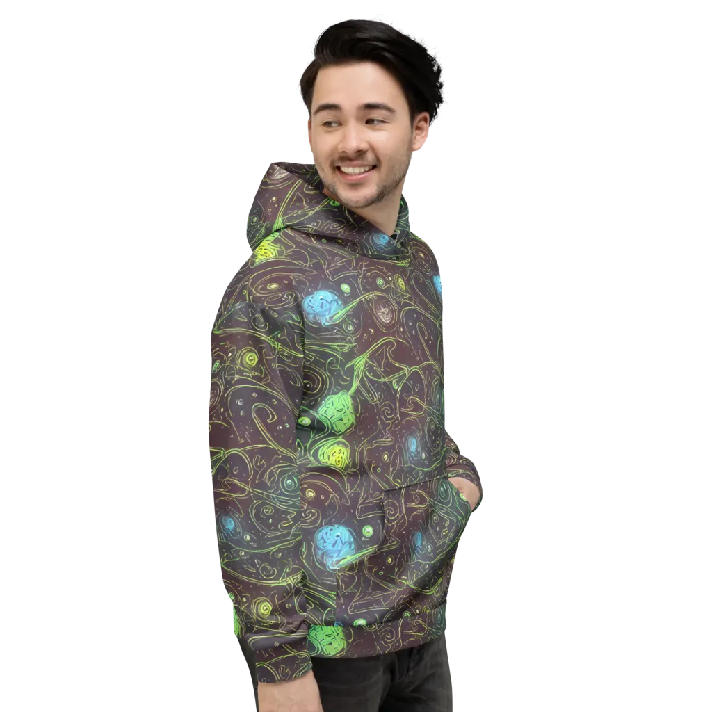Starfield Scrolls on Hoodie — Right