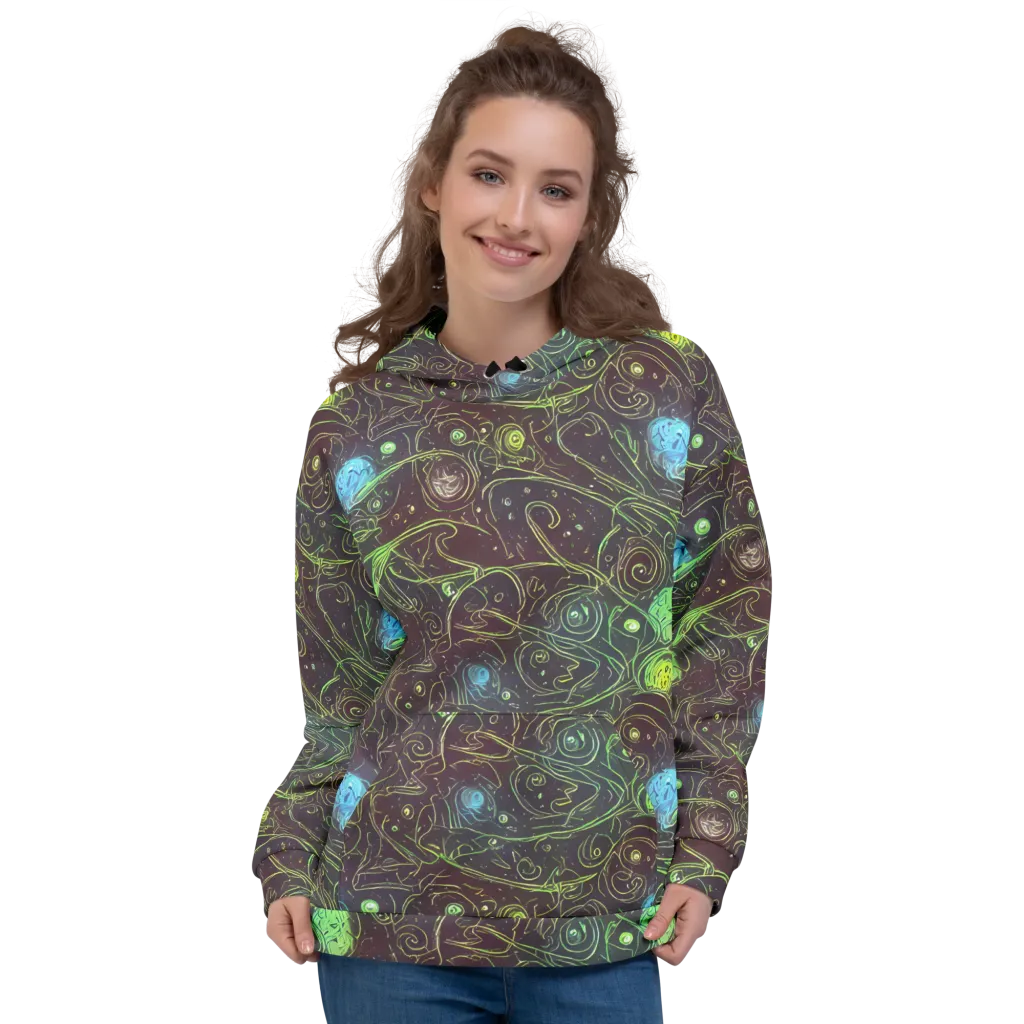 Starfield Scrolls on Hoodie — Front