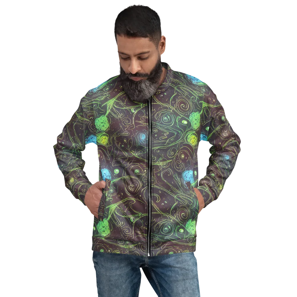 Starfield Scrolls on Bomber Jacket — Front