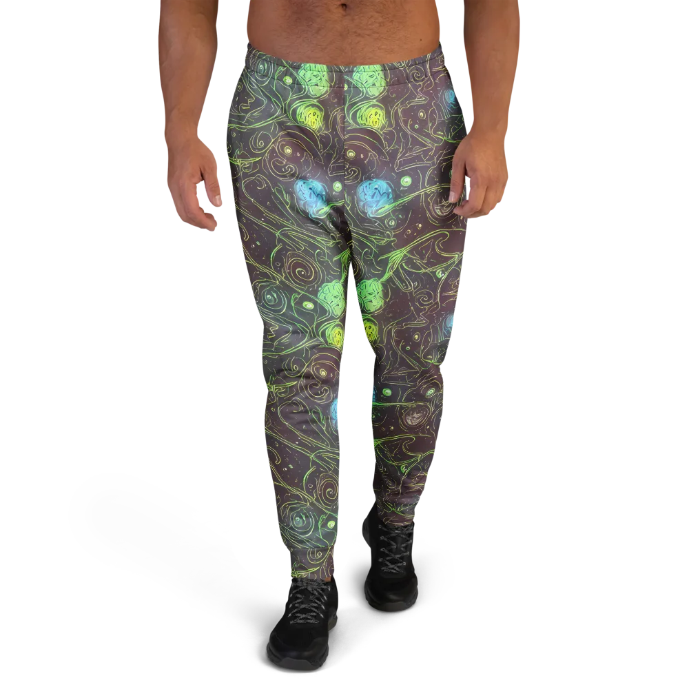 Starfield Scrolls on Men's Joggers — Front