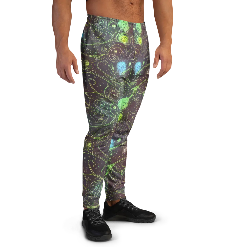 Starfield Scrolls on Men's Joggers — Right