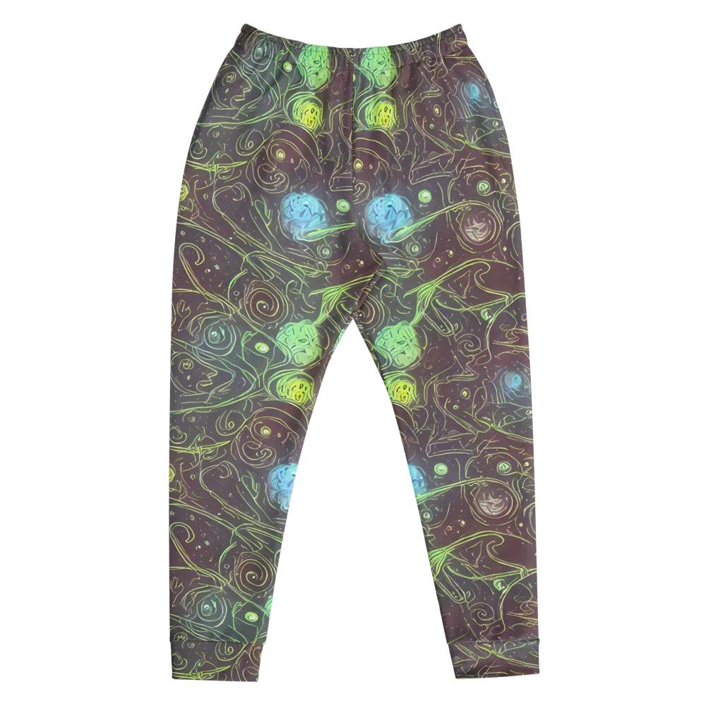 Starfield Scrolls on Men's Joggers — Front