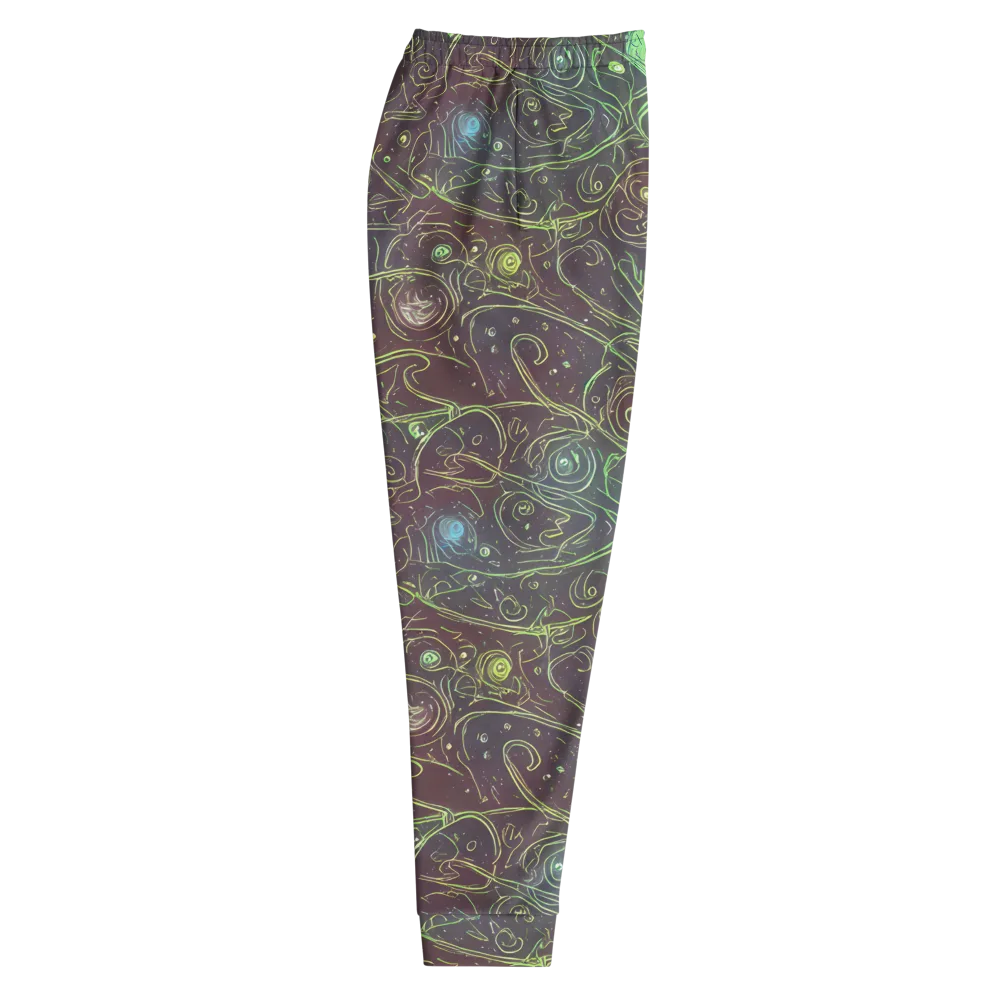 Starfield Scrolls on Men's Joggers — Right