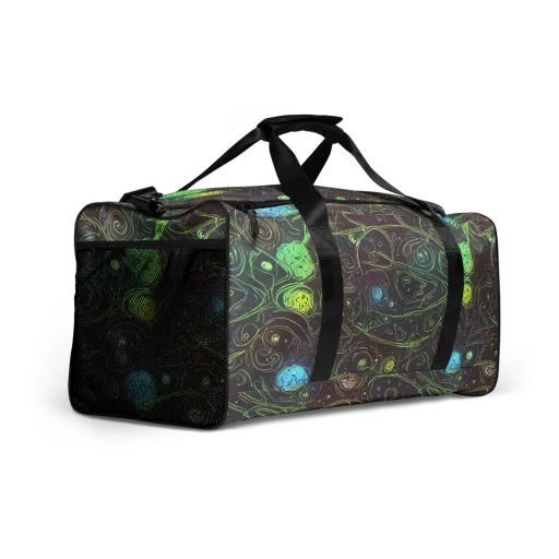 Starfield Scrolls on a Duffle Bag