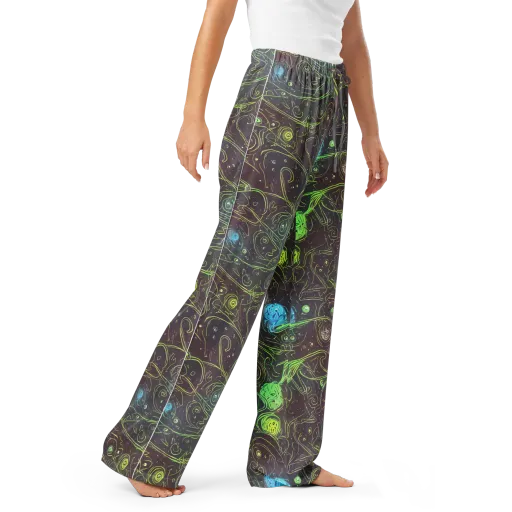 Starfield Scrolls on a Women's Pajama Pants