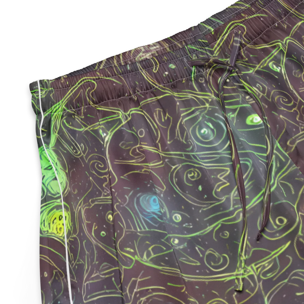 Starfield Scrolls on Women's Pajama Shorts — Product details