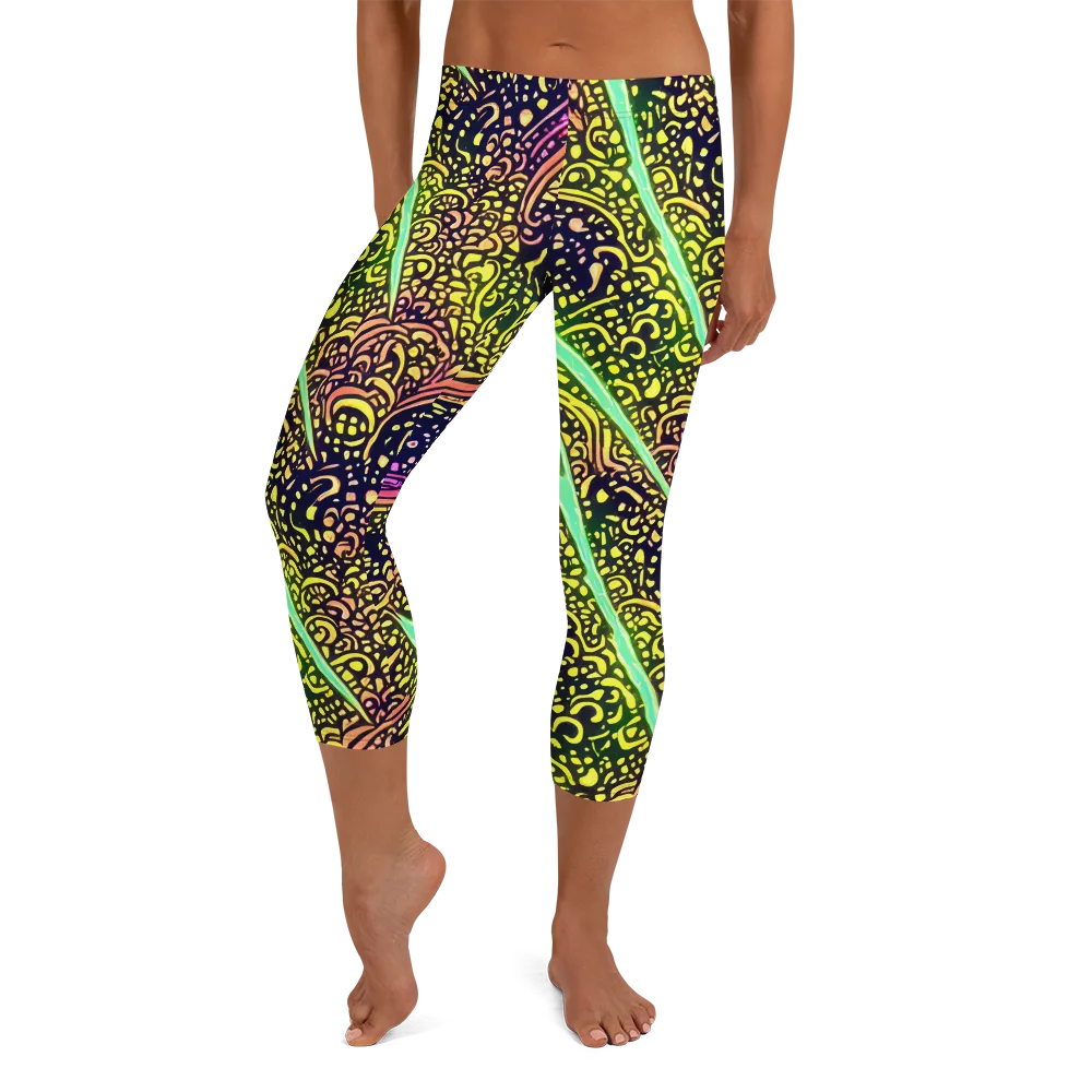 Isenbrant Illumination on Capri Leggings — Front