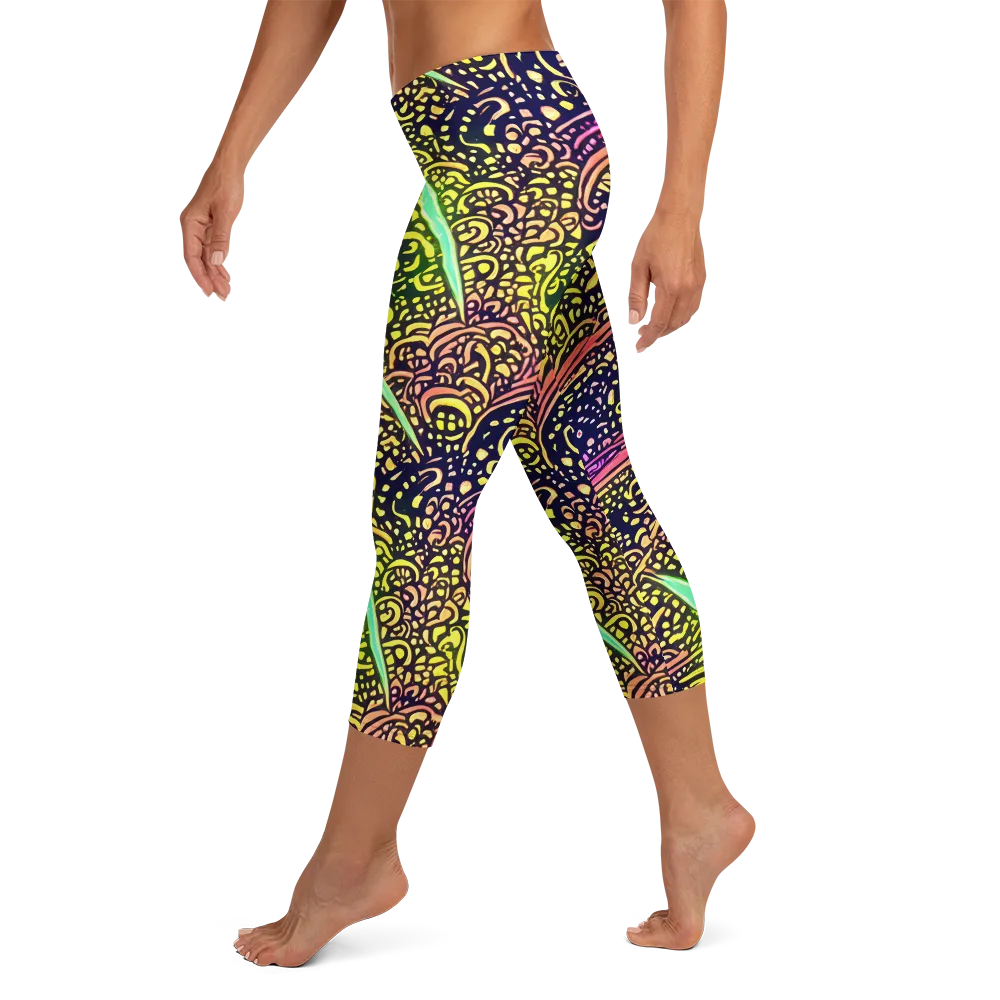 Isenbrant Illumination on Capri Leggings — Left