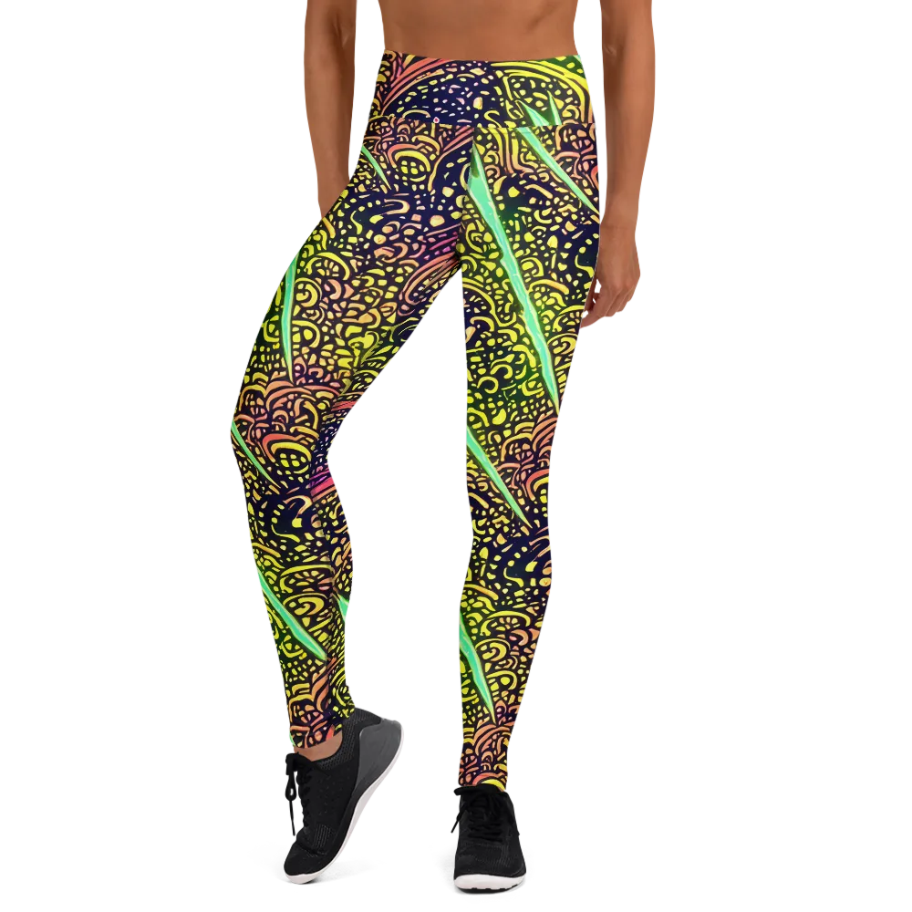 Isenbrant Illumination on Yoga Leggings — Front