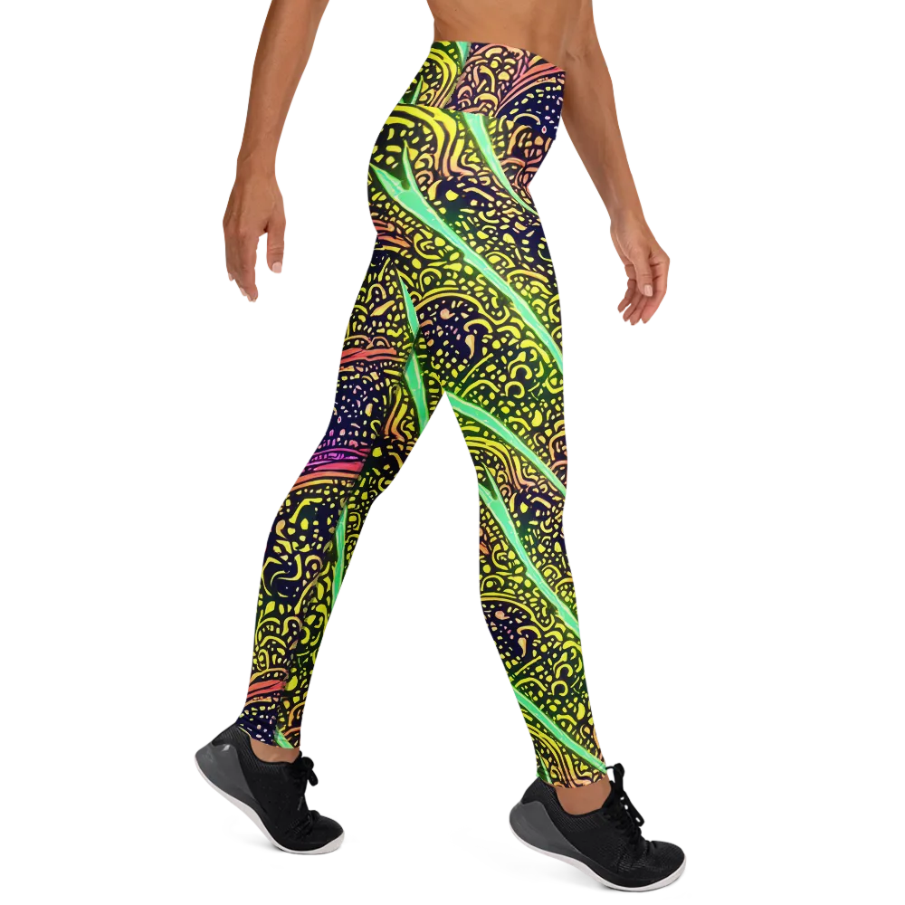 Isenbrant Illumination on Yoga Leggings — Right