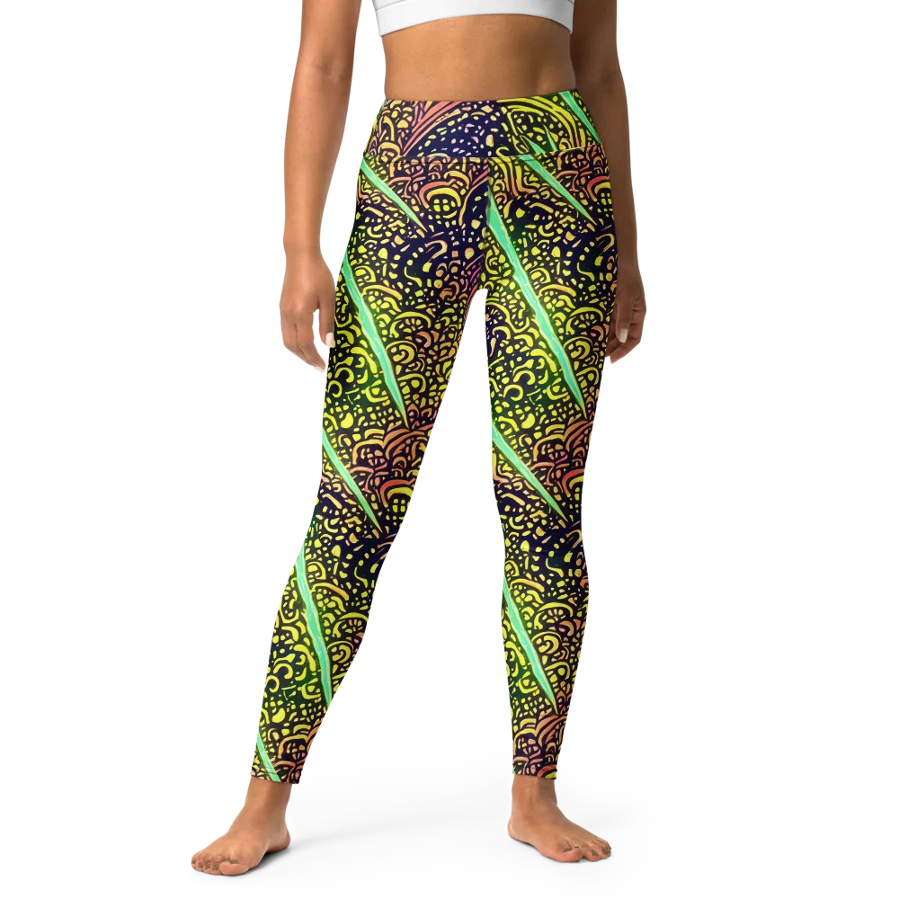 Isenbrant Illumination on Yoga Leggings — Front