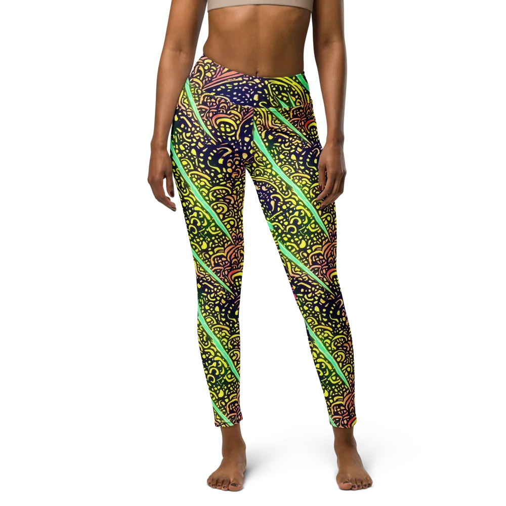 Isenbrant Illumination on Yoga Leggings — Front